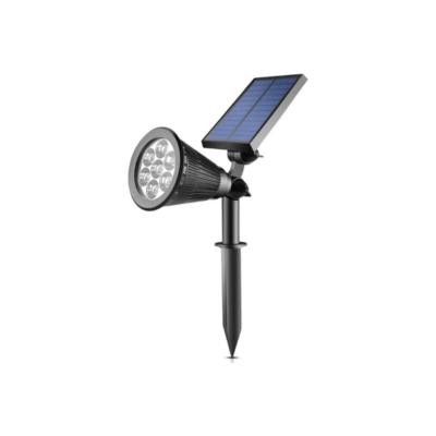 7w 6400K Beyaz Led Işık Güneş Enerjili Kazıklı Çim Lambası Cata Solar Bahçe Armatürü