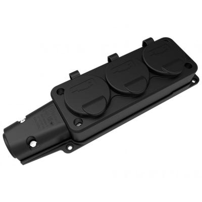 Bemis Kauçuk 3'lü Grup Priz 1x16A BK1-1402-3613