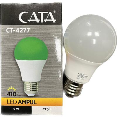 Cata 9 Watt Yeşil Renk Led Ampul E-27 Duy CT-4277Y