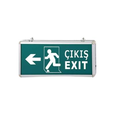 CATA 9170 Exıt Acil Çıkış Yönlendirme Armatürü Çift Yönlü Ledli Şarjlı