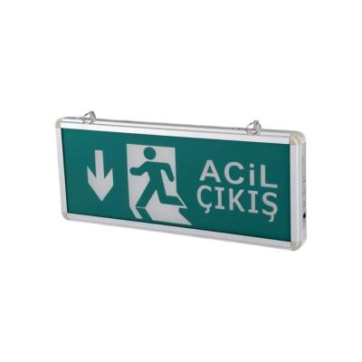 CATA 9178 Exıt Acil Çıkış Yönlendirme Armatürü Çift Yönlü Ledli Şarjlı
