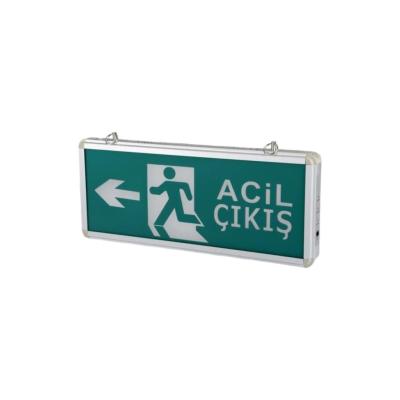 CATA 9179 Exıt Acil Çıkış Yönlendirme Armatürü Çift Yönlü Ledli Şarjlı 