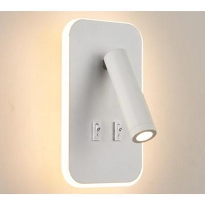 CATA CT-5253 Tuvalu Ev-Yatak-Oturma-Çalışma-Okuma Odası Aydınlatma Çift Kademe LED Duvar Lamba Beyaz Aplik 3000k Günışık