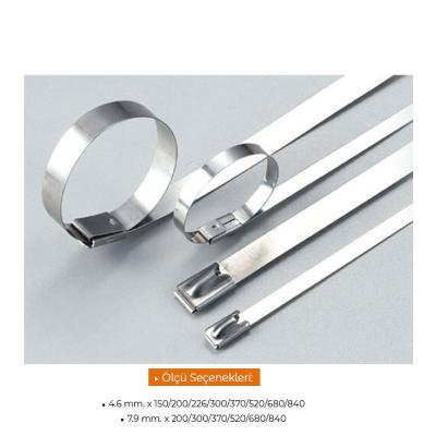 Çetsan Metal Kablo Bağı 4,6x260 100 Adet