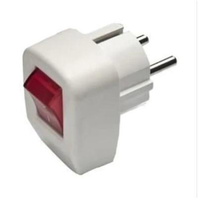 De-pa Işıklı Anahtarlı Topraklı Erkek Fiş 11128