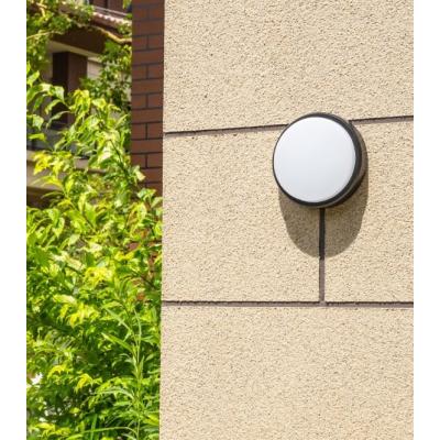 Horoz  Artos 15W Yuvarlak Siyah Led Nem Su Geçirmez Banyo Bahçe Modern Tavan Lambası Beyaz Işık 6500K