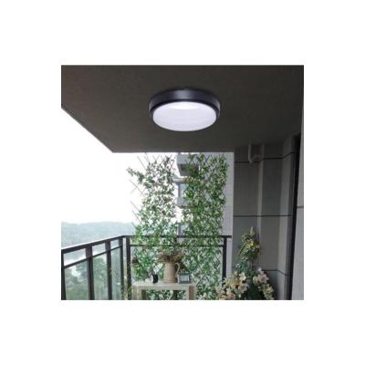 Horoz Artos 20W Yuvarlak Siyah Led Nem Su Geçirmez Banyo Bahçe Modern Tavan Lambası Beyaz Işık 6500K