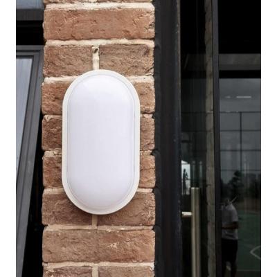 Horoz Aydos 15W Oval Beyaz  Led Nem Su Geçirmez Banyo Bahçe Modern Tavan Lambası Beyaz Işık 