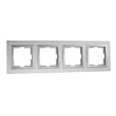 Mono Despina Metalik Gümüş Dörtlü  Çerçeve