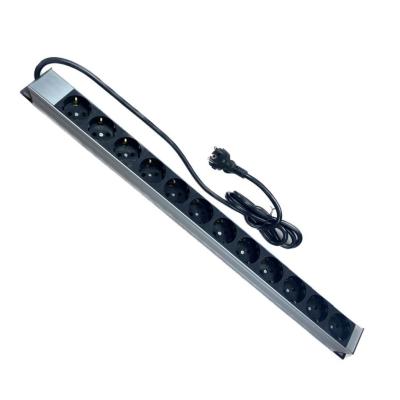 NE-AD 12'li 1,5 Metre Kablolu Grup Priz Aluminyum Gövde 16A 250V 4000W