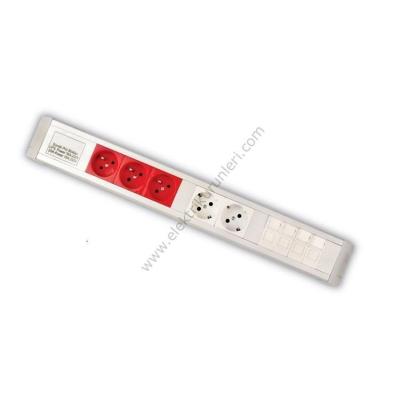 NE-AD 4 Ups + 4 Şebeke + 2 Data Bürotik Ofis Priz 74411