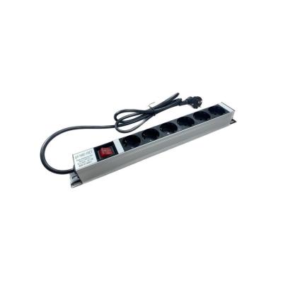 NE-AD 6'lı 1,5 Metre Kablolu Grup Priz Anahtarlı Aluminyum Gövde 16A 250V 4000W 