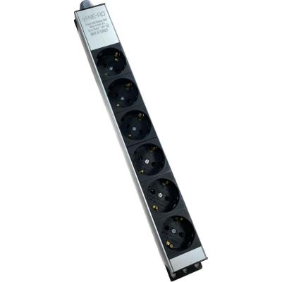 NE-AD 6'lı Kablosuz Grup Priz Aluminyum Gövde 16A 250V 4000W