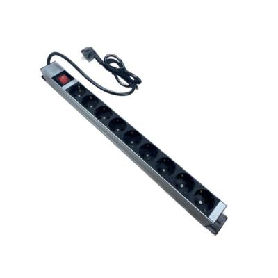 NE-AD 9'lu 1,5 Metre Kablolu Grup Priz Anahtarlı Aluminyum Gövde 16A 250V 4000W