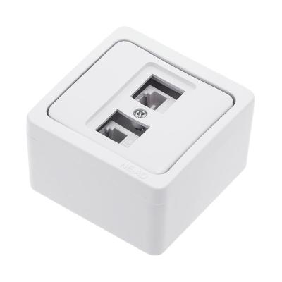 Ne-Ad Sıvaüstü Data Cat5 +Telefon Cat3 Prizi 95-21-DN