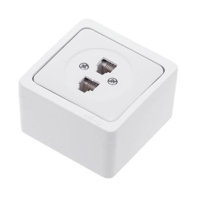 Ne-Ad Sıvaüstü İkili Numeris Telefon Prizi 95-11-2