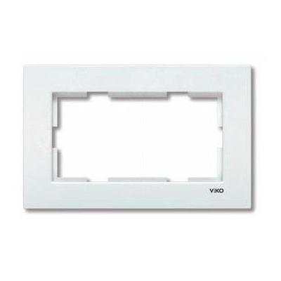 Viko Karre Beyaz Sıvaaltı İkili Priz Çerçevesi