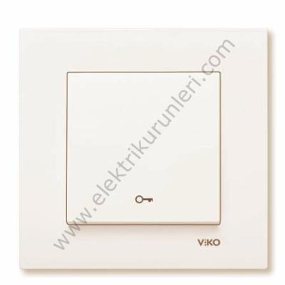 Viko Karre Krem Kapı Otomatiği Çerçeve Dahil