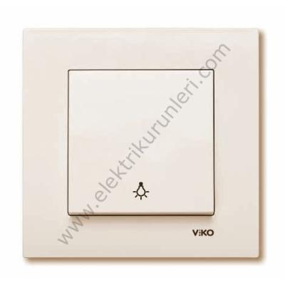 Viko Karre Krem Light Çerçeve Dahil