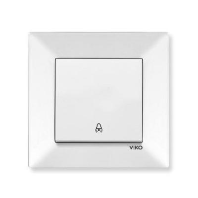 Viko Meridian Beyaz Zil Anahtarı Çerçeve Dahil