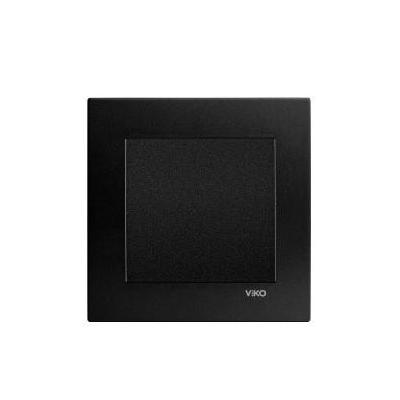 Viko Novella Siyah Renkli Anahtar Tekli Düğme Çerçeve Dahil Siyah