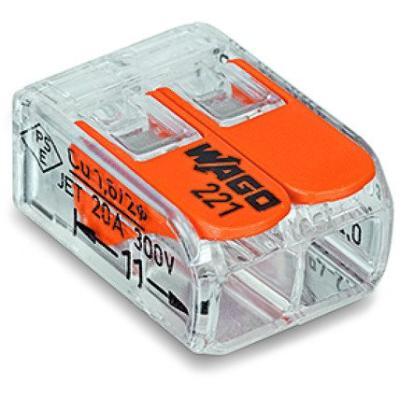 Wago 2x4 Çok Amaçlı Buat Klemensi 100 Adet 221-412 Çetsan