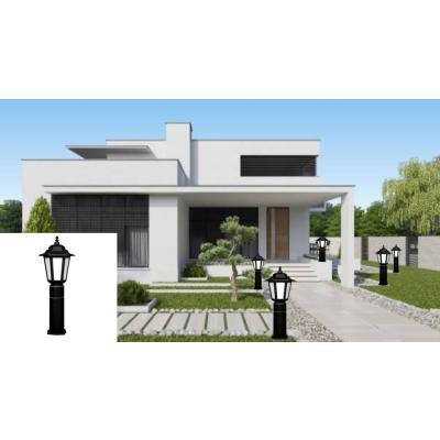 Zita Klas 60cm Bahçe Aydınlatma E-27 Duylu Direk Dış Mekan Aplik Bahçe Yol Lambası Code/288-60