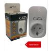 Cata Ct 9186 Akım Korumalı Priz Tekli Beyaz