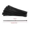 Çetsan 3,6x150 Siyah 15cm Kablo Bağı Plastik Cırt Kelepçe Toplayıcı-100 Adet