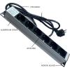 NE-AD 6'lı 1,5 Metre Kablolu Grup Priz Aluminyum Gövde 16A 250V 4000W